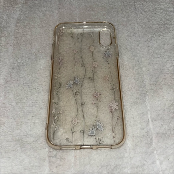 IPhone XR Clear Multi-Colored Floral Case - Picture 2 of 2